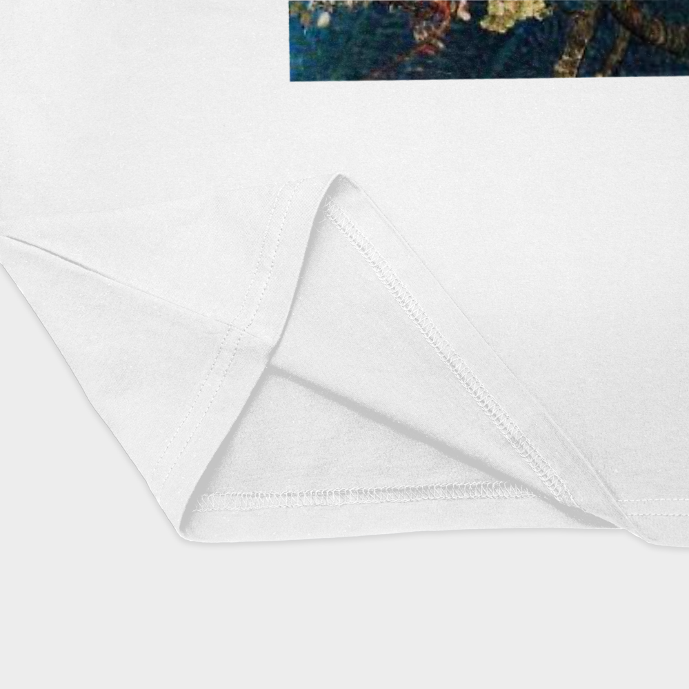 تیشرت ونگوکنمای نزدیک پایین لباس - رنگ سفید2