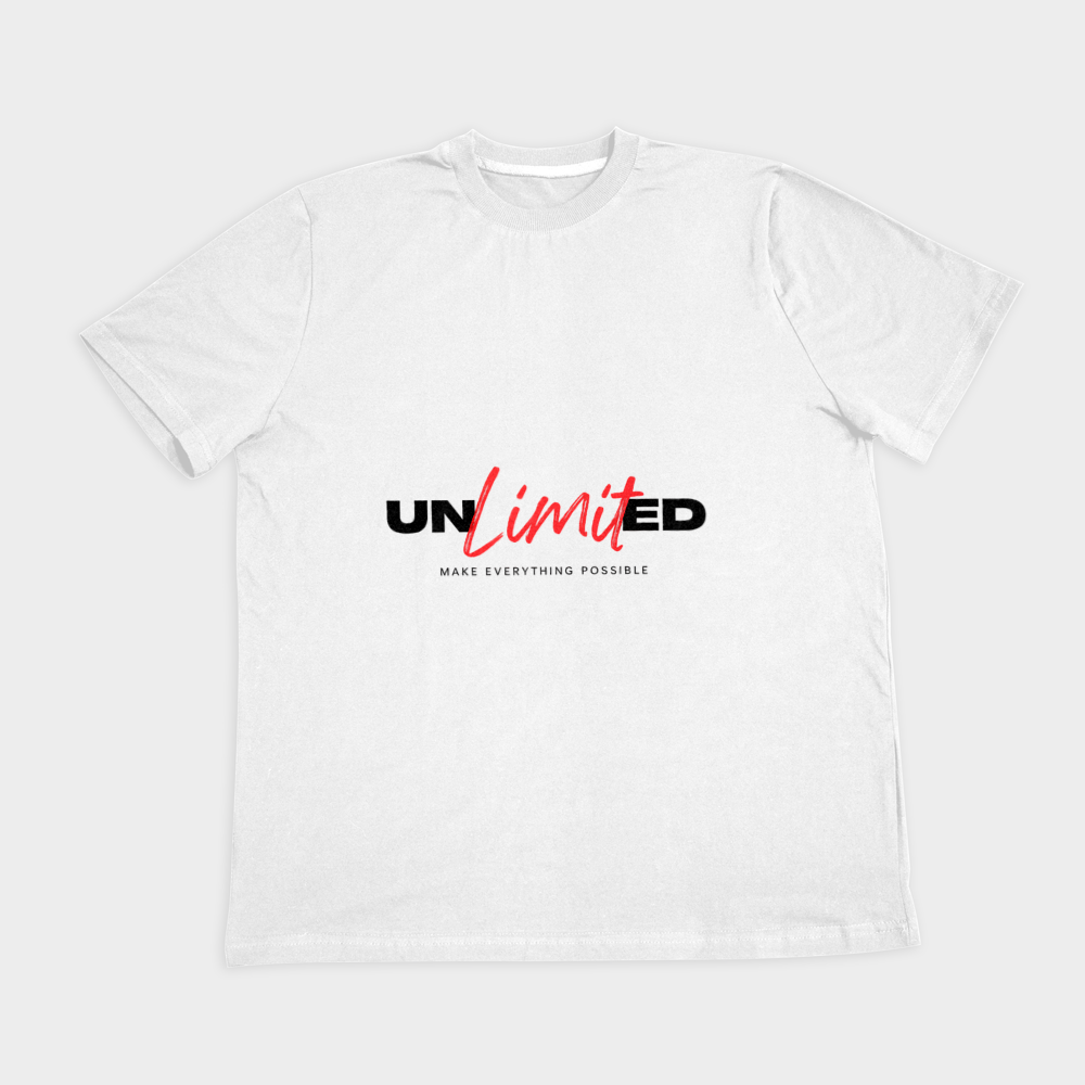 تیشرت_unlimitedنمای روبرو ۲ - رنگ سفید