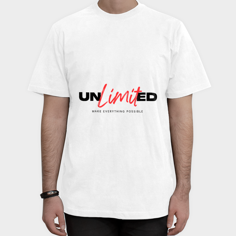 تیشرت_unlimitedنمای روبرو ۱ - رنگ سفید1