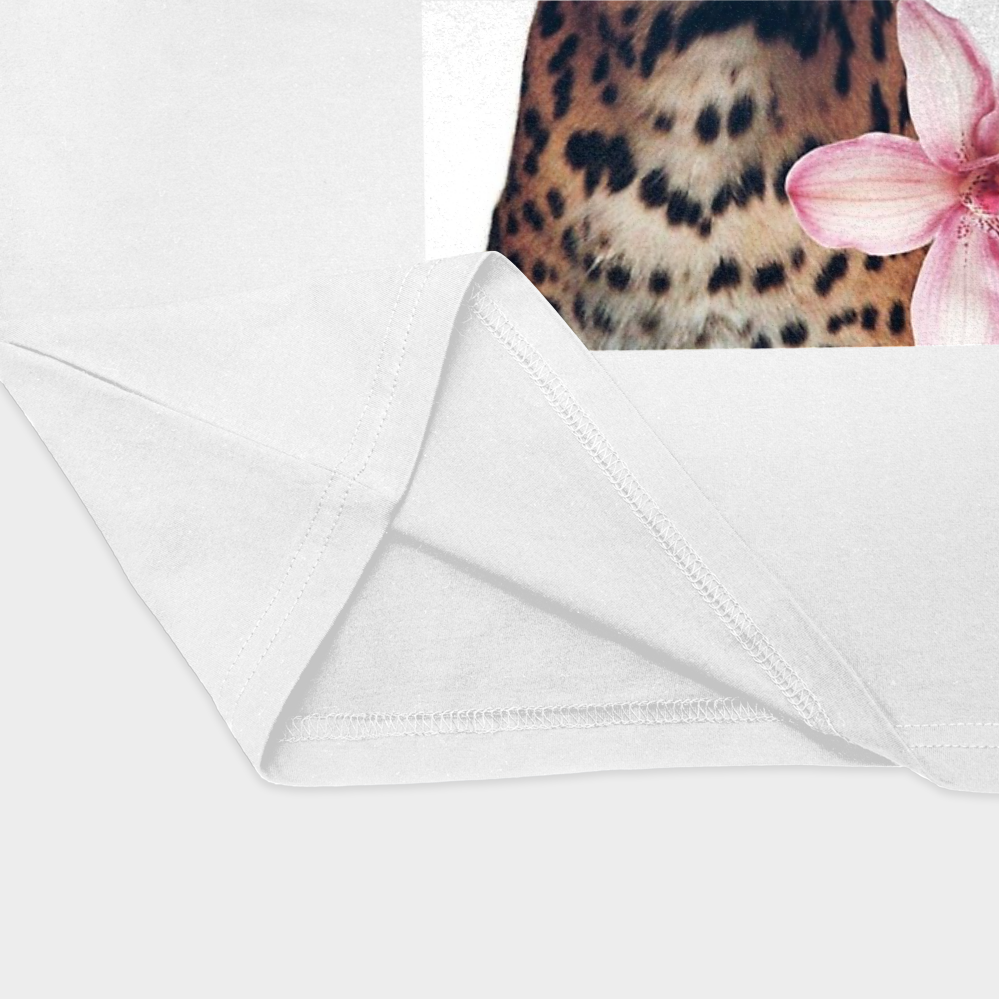 تیشرت Female leopardنمای نزدیک پایین لباس - رنگ سفید2