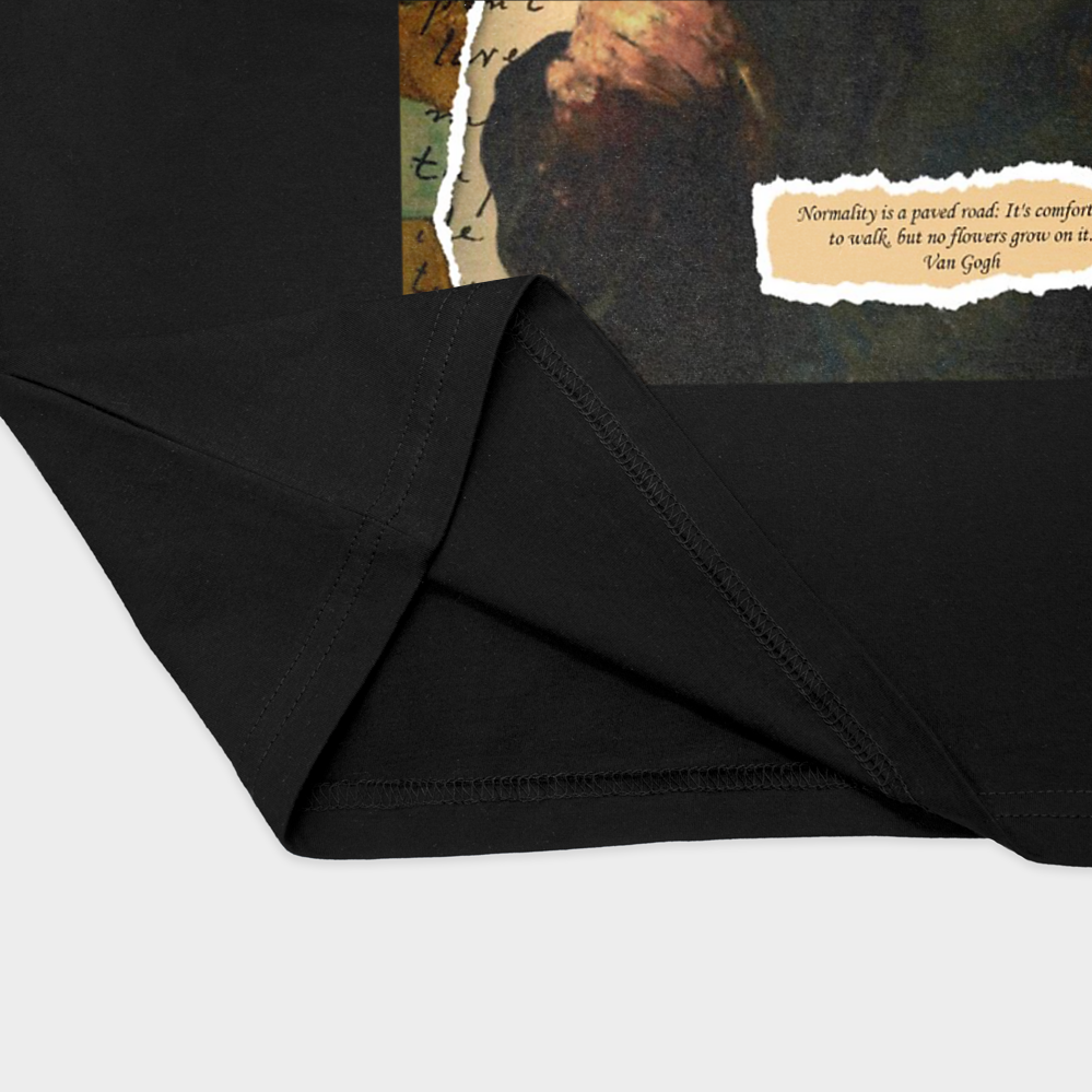 Van Goghنمای نزدیک پایین لباس - رنگ مشکی2
