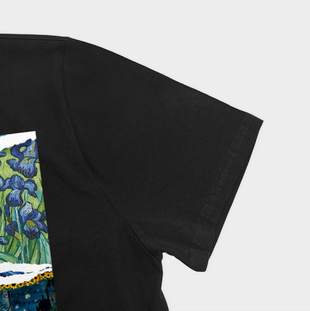 Van Goghنمای نزدیک آستین چپ - رنگ مشکی3