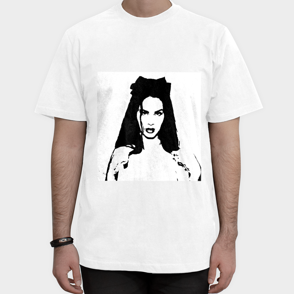 تیشرت لانا دل ری/lana del reyنمای روبرو ۱ - رنگ سفید3