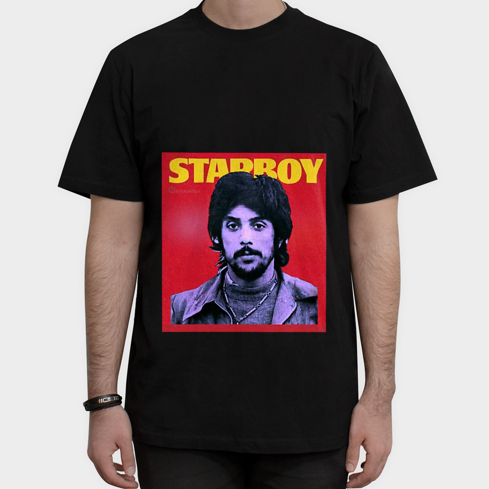 تیشرت طرح starboyنمای روبرو ۱ - رنگ مشکی1