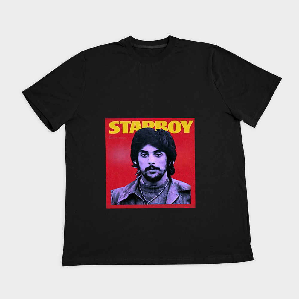 تیشرت طرح starboyنمای روبرو ۲ - رنگ مشکی