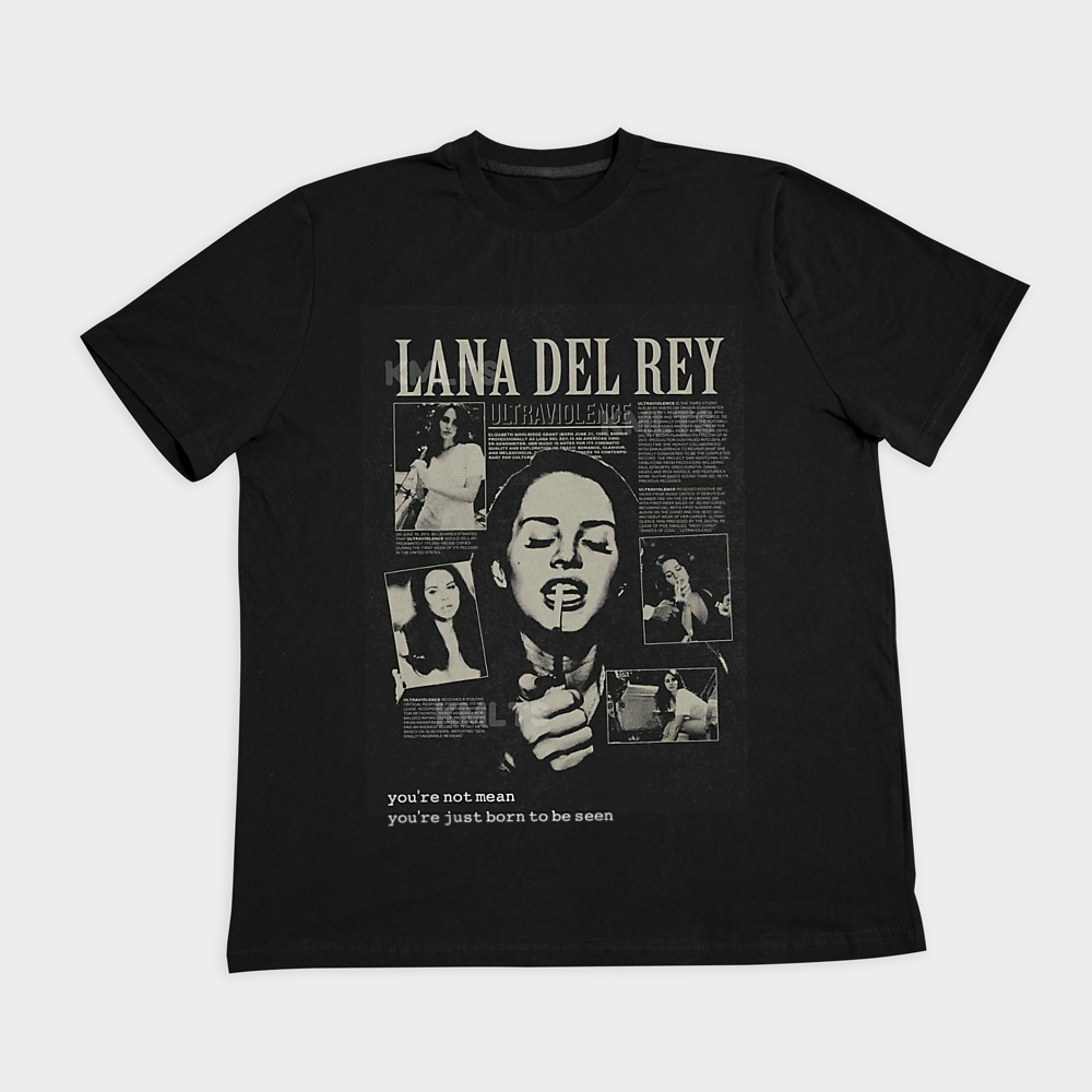 تیشرت Lana Del Rey collectionنمای روبرو ۲ - رنگ مشکی1
