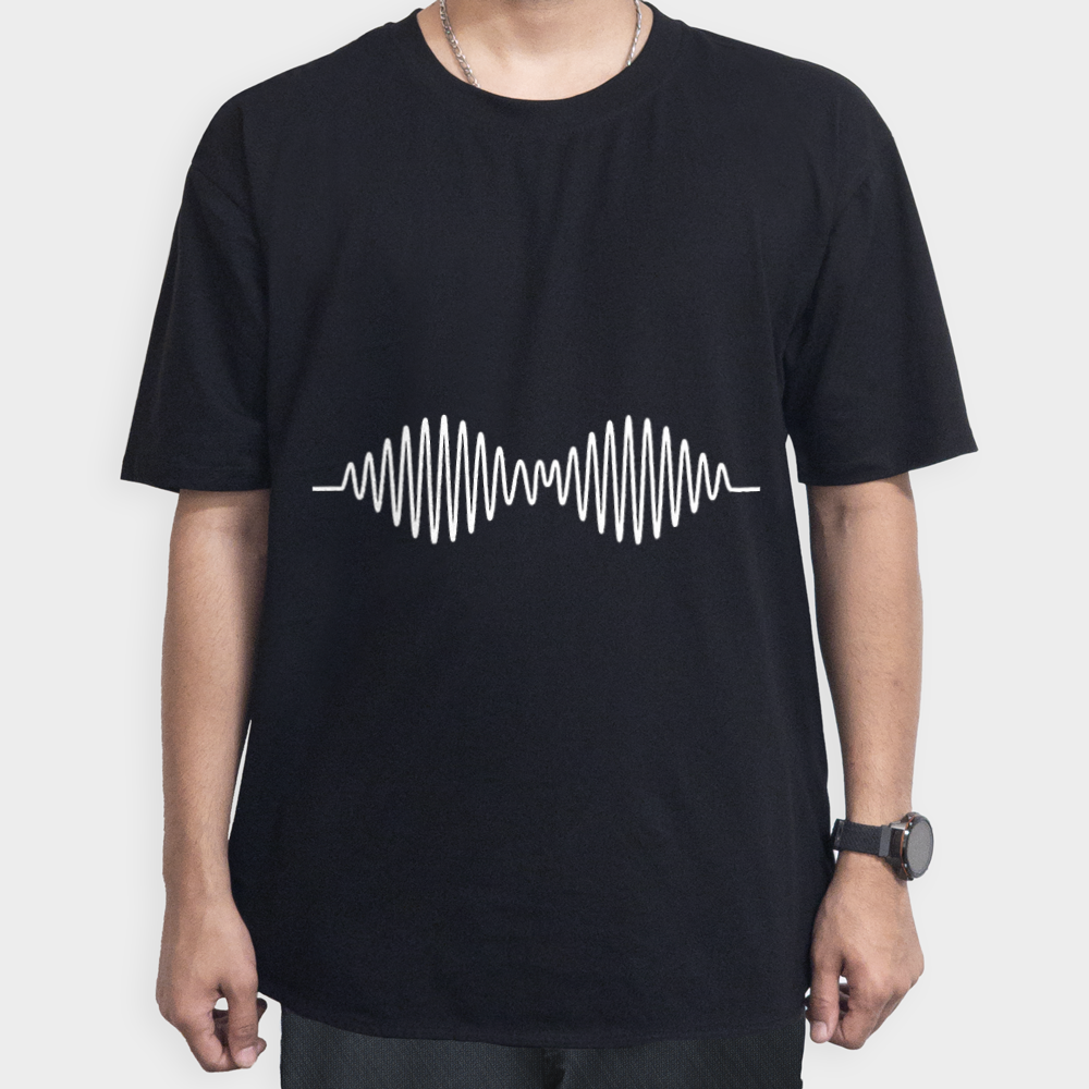 تیشرت لانگ Arctic monkeysنمای روبرو ۱ - رنگ مشکی2