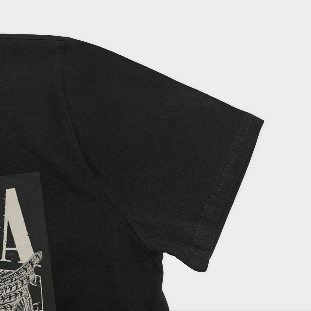 تیشرت Nirvana collectionنمای نزدیک آستین چپ - رنگ مشکی3