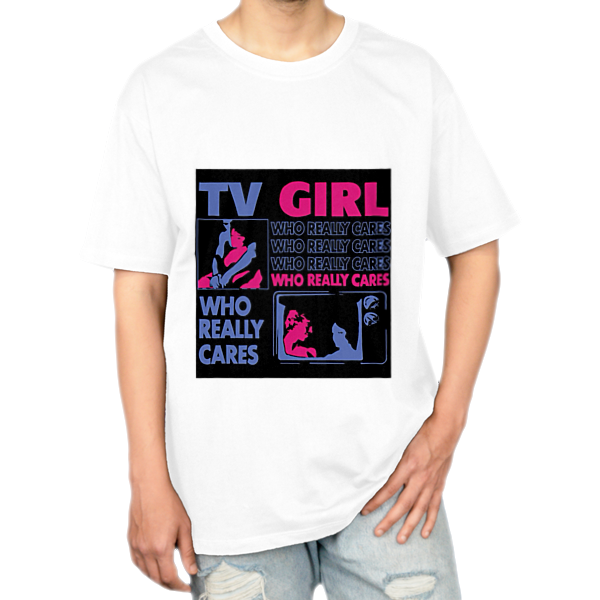 تیشرت طرح tv girlنمای روبرو ۱ - رنگ سفید1