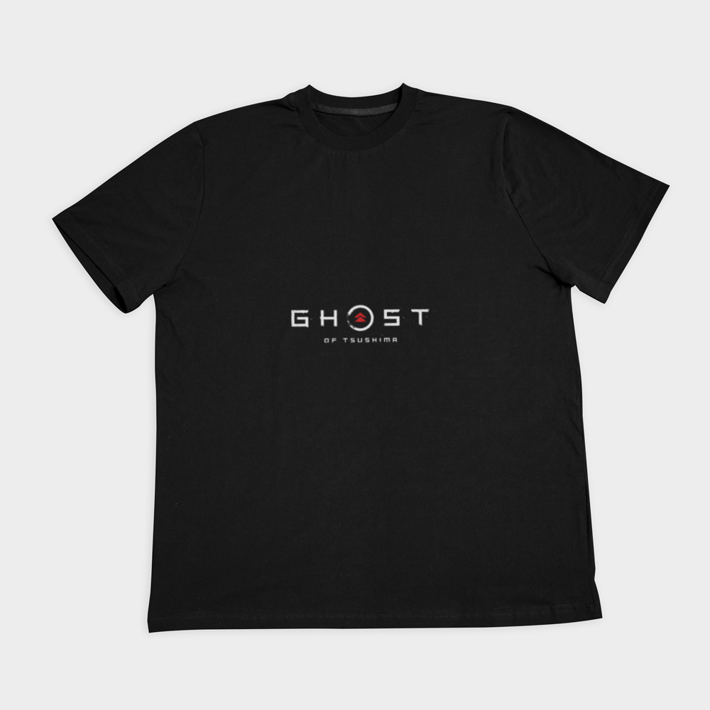 تیشرت Ghostنمای روبرو ۲ - رنگ مشکی1