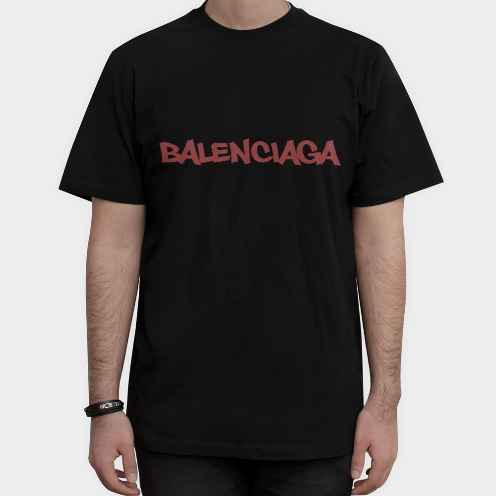تیشرتbalenciagaنمای روبرو ۱ - رنگ مشکی1