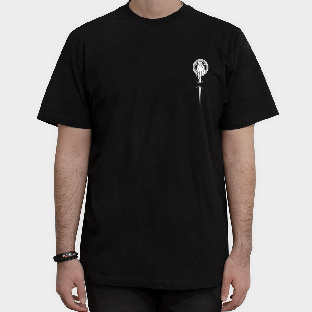 T-shirtنمای روبرو ۱ - رنگ مشکی1