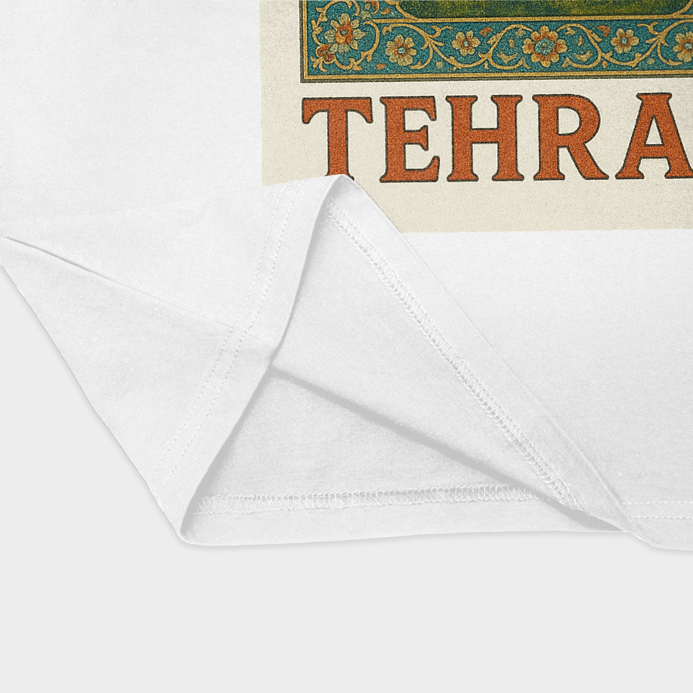 تیشرت دماوندنمای نزدیک پایین لباس - رنگ سفید2