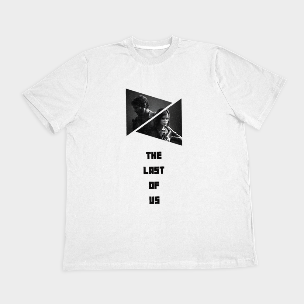 تیشرت طرح THE LAST OF USنمای روبرو ۲ - رنگ سفید1