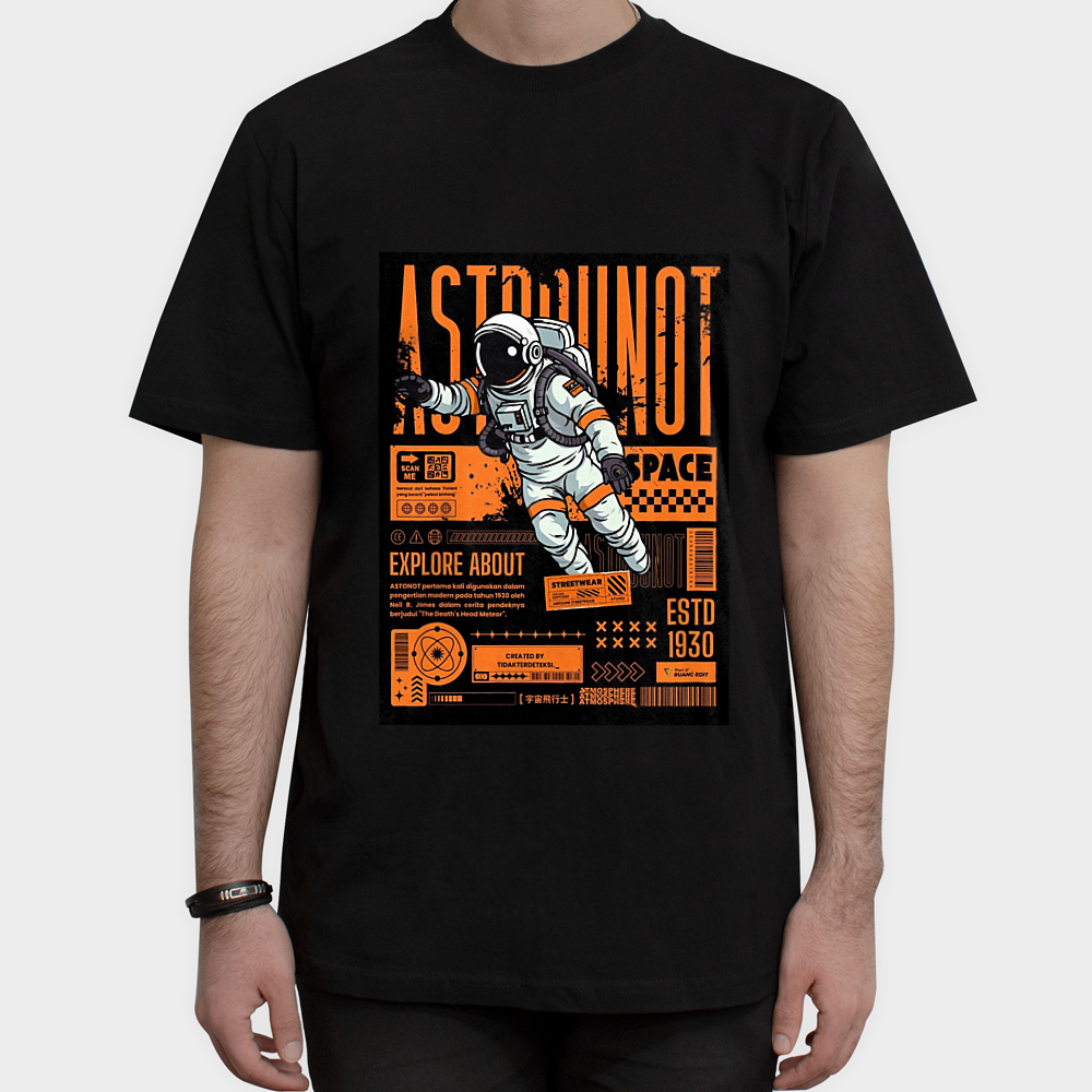 Astronautنمای روبرو ۱ - رنگ مشکی1