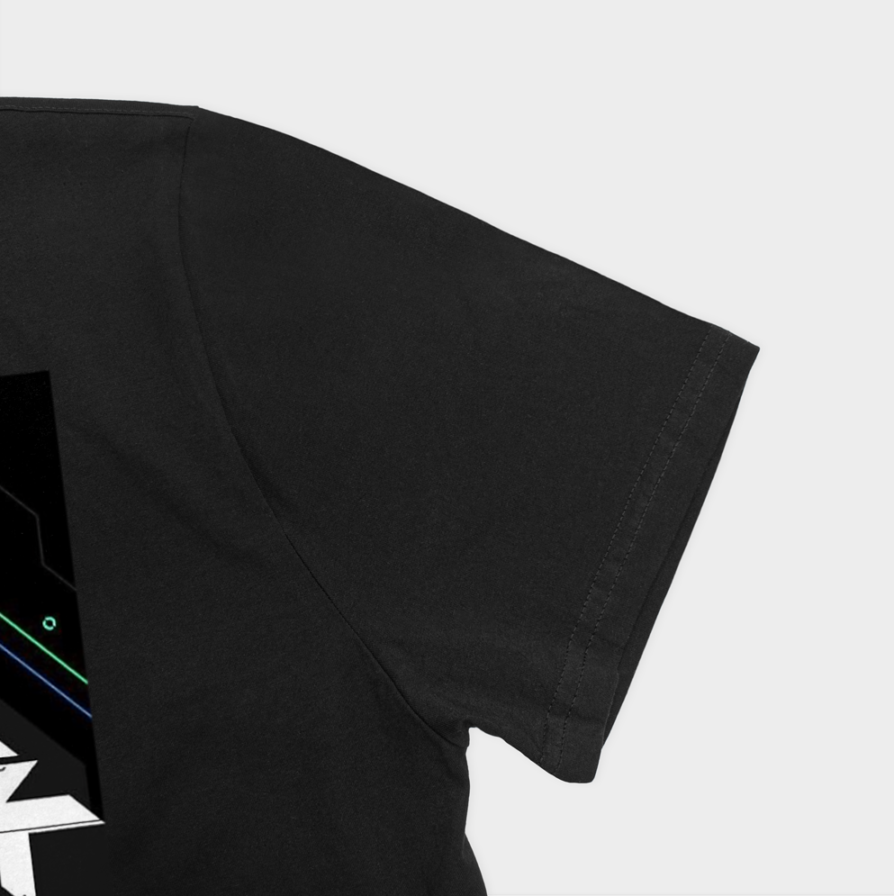 Black sharkنمای نزدیک آستین چپ - رنگ مشکی3