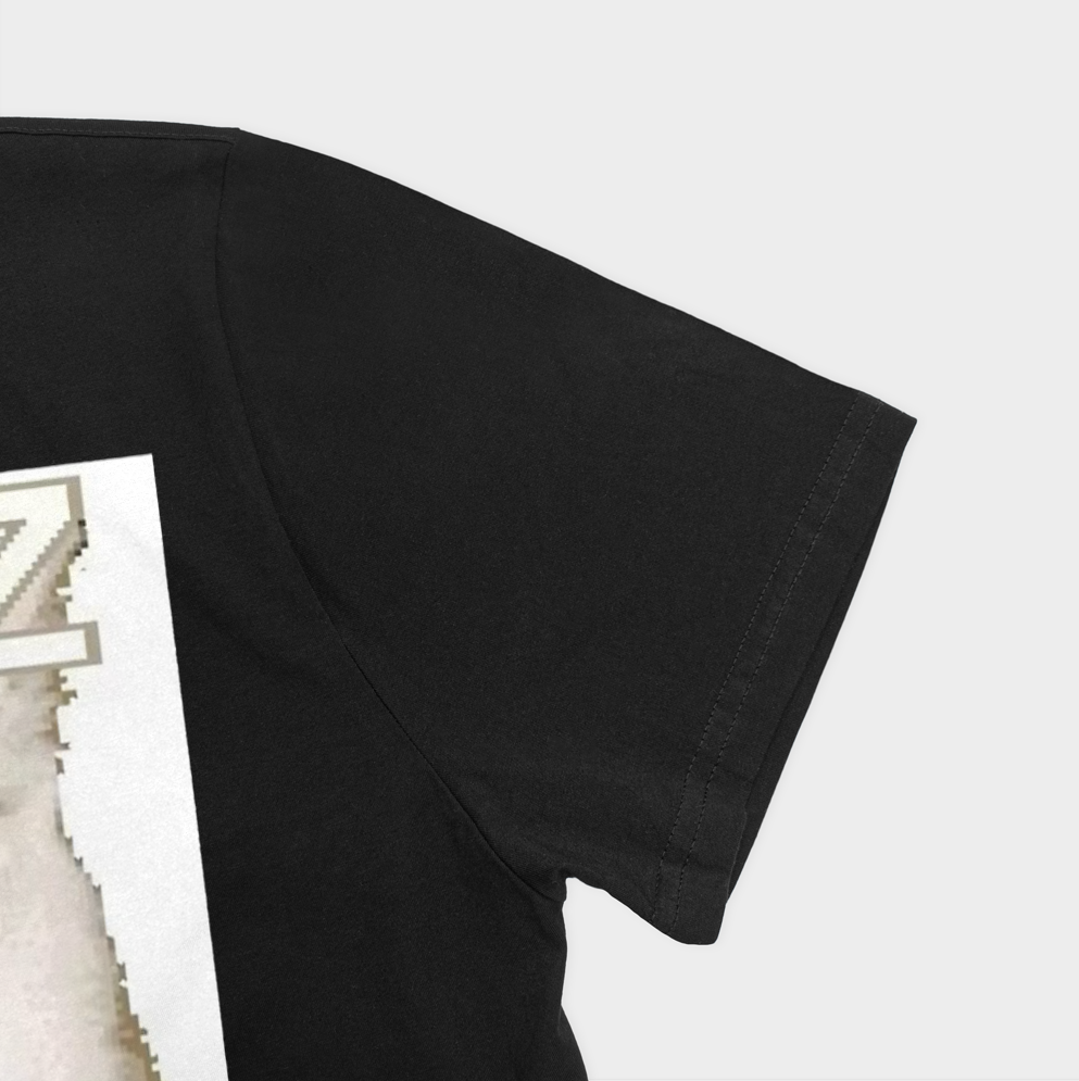 تیشرت گوربهنمای نزدیک آستین چپ - رنگ مشکی3