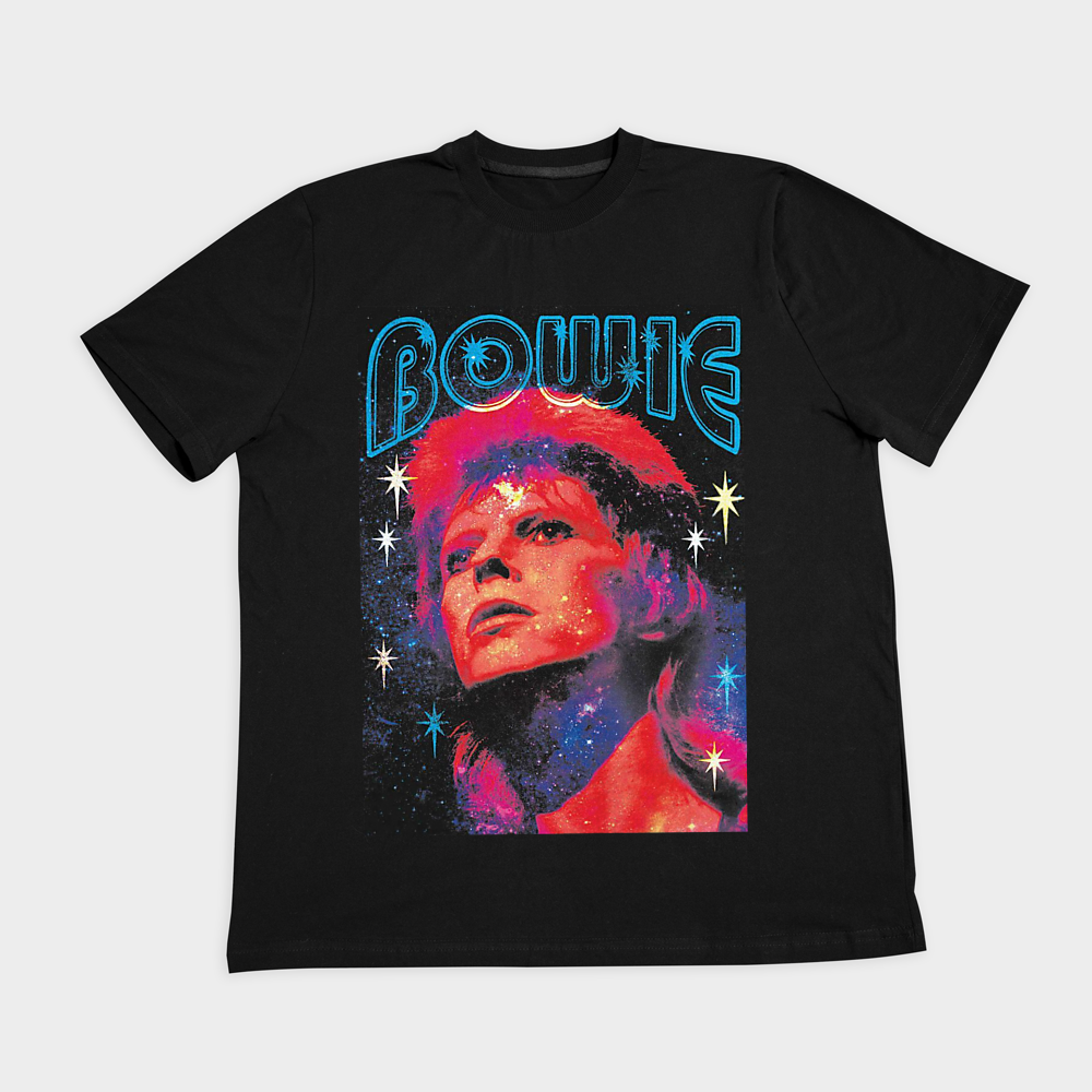 تیشرت David Bowieنمای روبرو ۲ - رنگ مشکی4