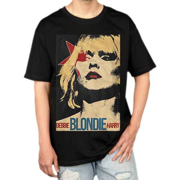 تیشرت BLONDIEنمای روبرو ۱ - رنگ مشکی2