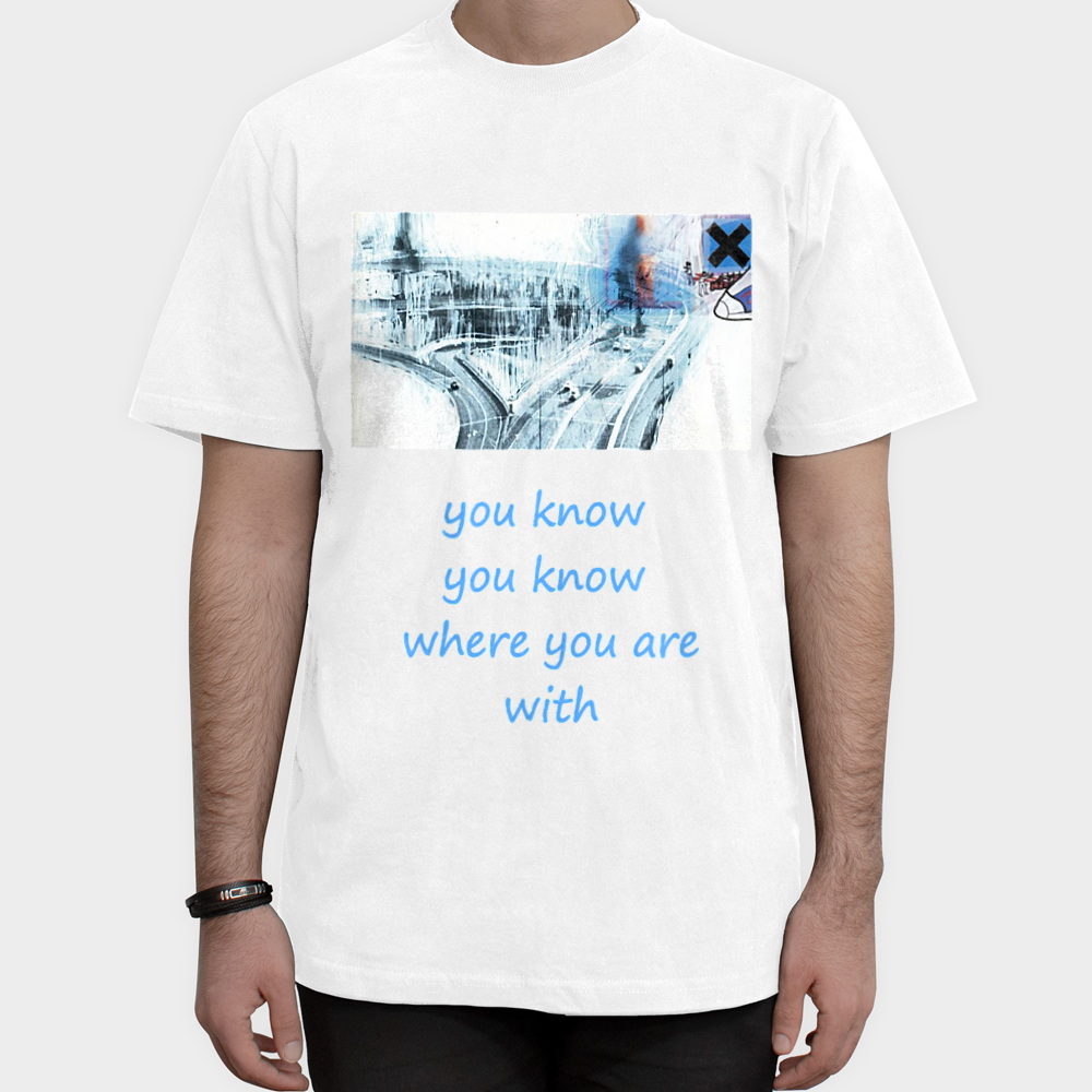 t shirtنمای روبرو ۱ - رنگ سفید