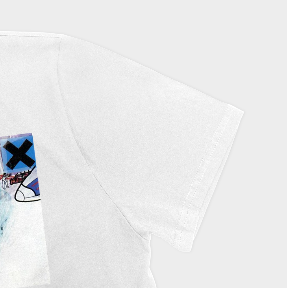 t shirtنمای نزدیک آستین چپ - رنگ سفید3