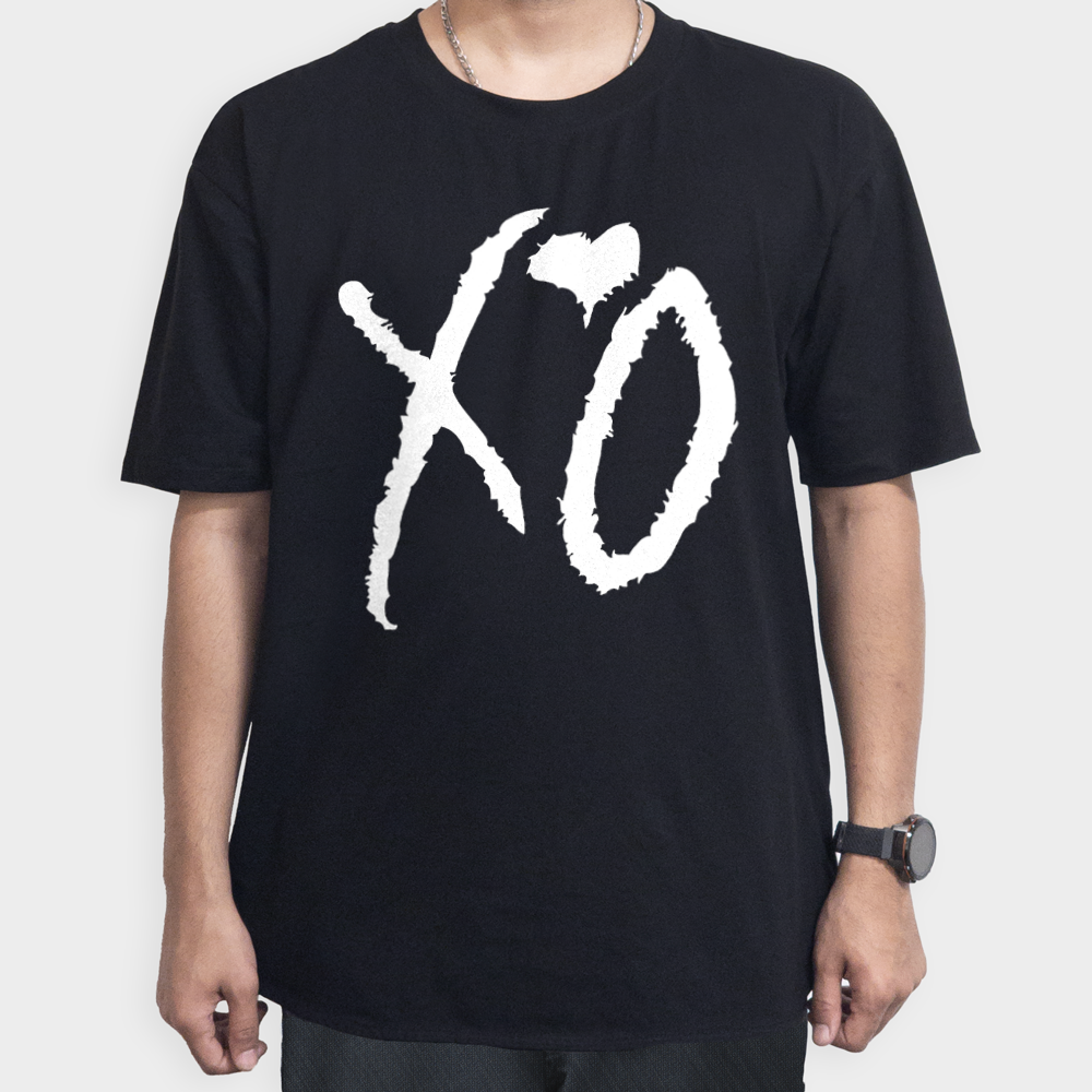 تیشرت لانگ XOنمای روبرو ۱ - رنگ مشکی2