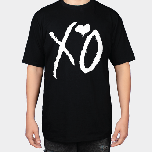 نیشرت نخ پنبه XOنمای روبرو ۱ - رنگ مشکی0