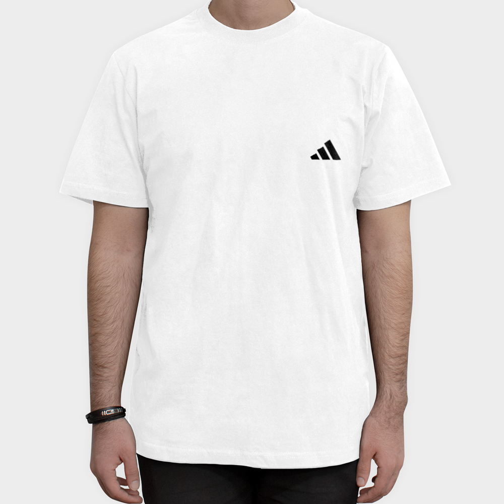 تیشرت طرح adidasنمای روبرو ۱ - رنگ سفید