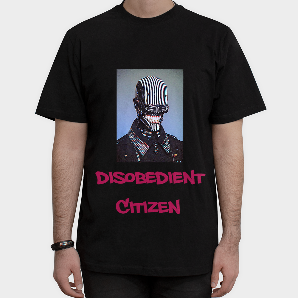 disobedient citizen 04نمای روبرو ۱ - رنگ مشکی