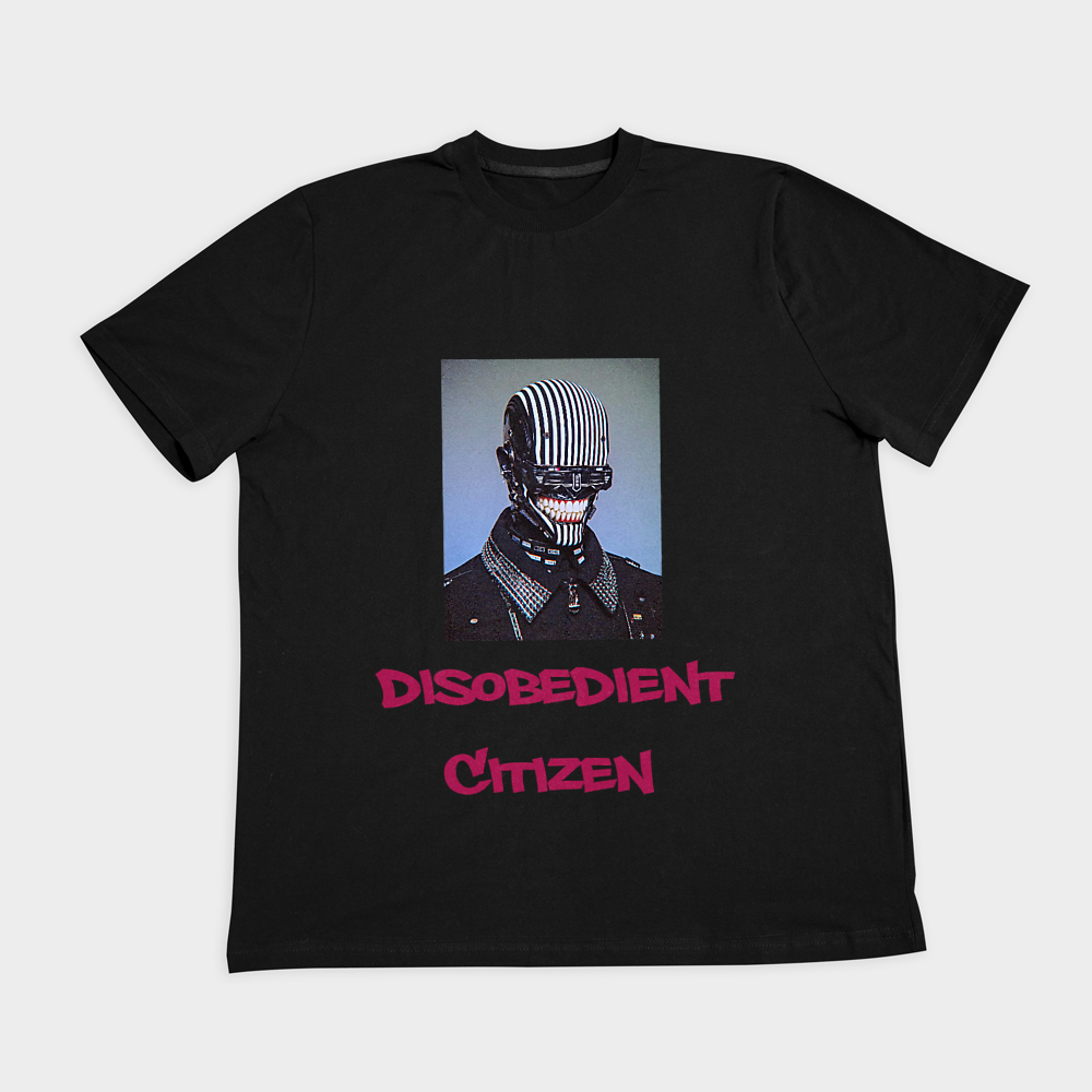 disobedient citizen 04نمای روبرو ۲ - رنگ مشکی1
