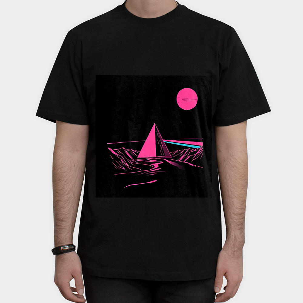 t-shirt Pink Floydنمای روبرو ۱ - رنگ مشکی
