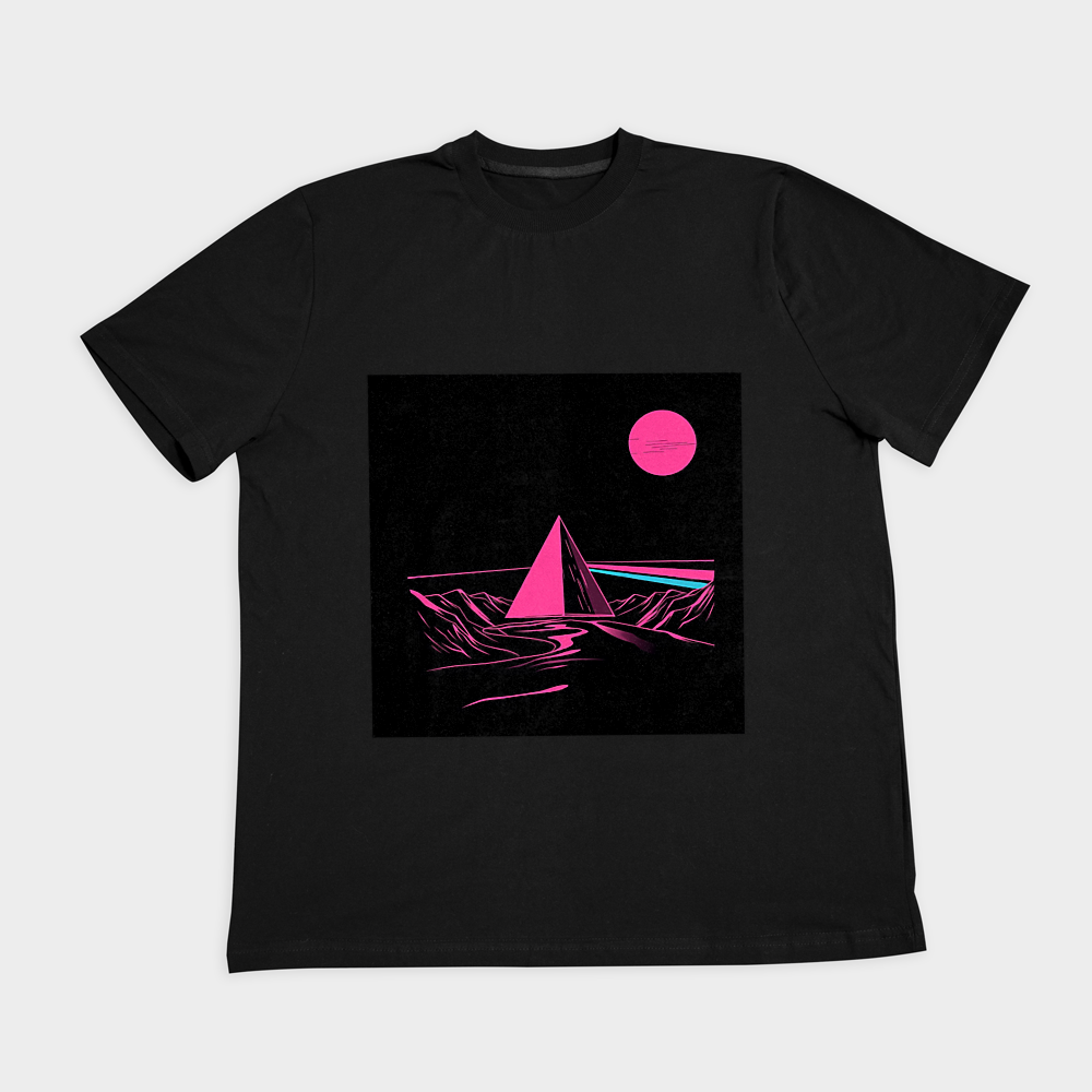 t-shirt Pink Floydنمای روبرو ۲ - رنگ مشکی1