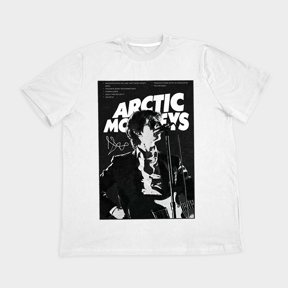 Arctic monkeysنمای روبرو ۲ - رنگ سفید1