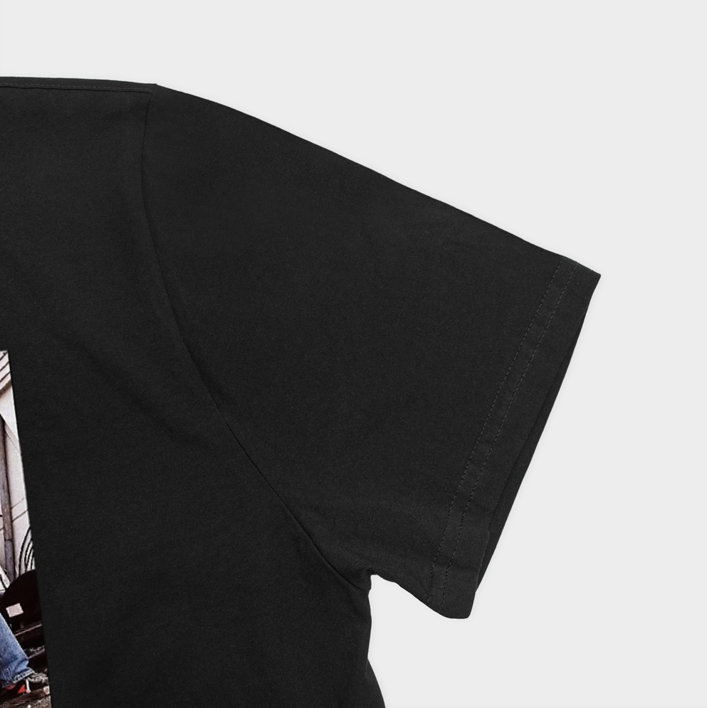 T-shirtنمای نزدیک آستین چپ - رنگ مشکی3