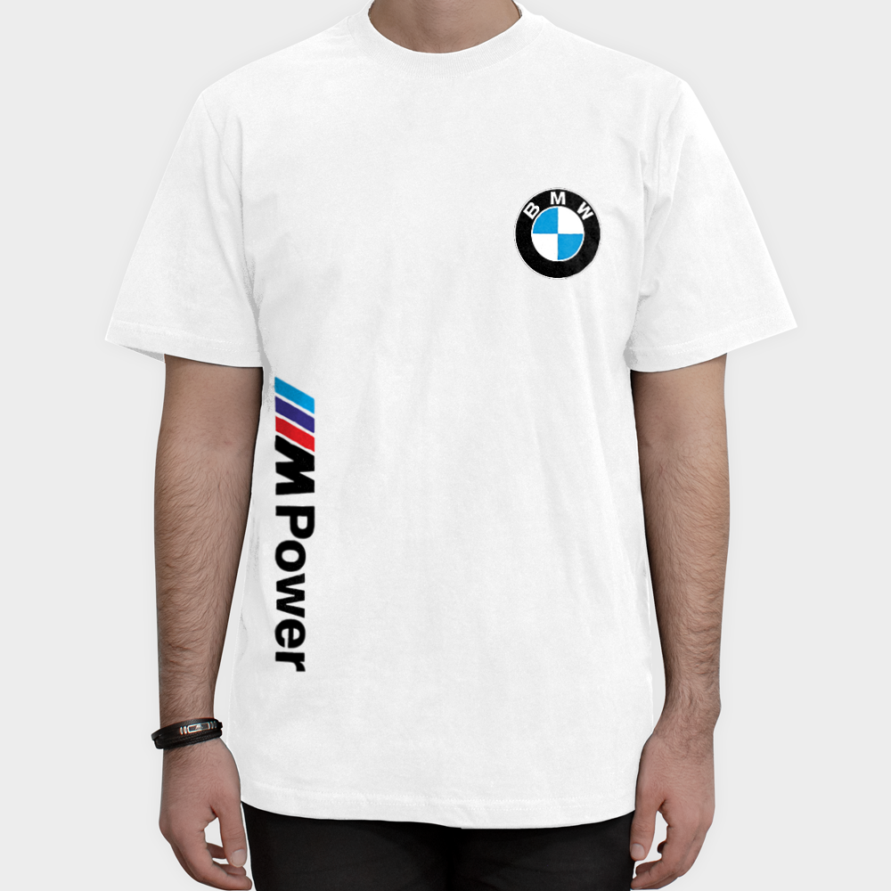 تیشرت BMWنمای روبرو ۱ - رنگ سفید