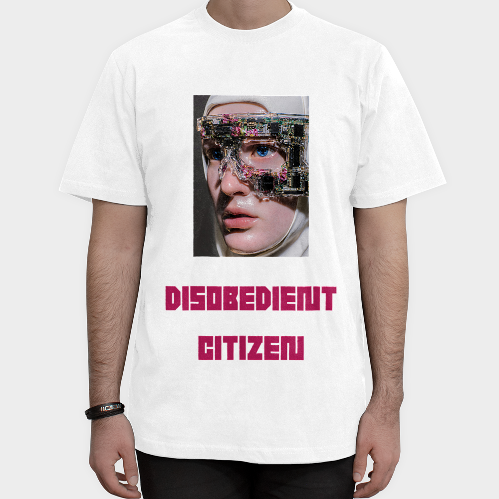 disobedient citizen 08نمای روبرو ۱ - رنگ سفید