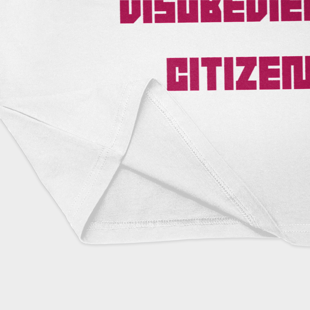 disobedient citizen 10نمای نزدیک پایین لباس - رنگ سفید2