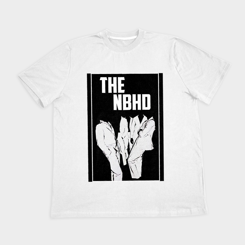 تیشرت طرح بند نیبرهود the neighborhood bandنمای روبرو ۲ - رنگ سفید1