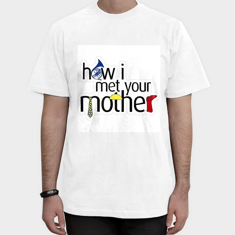 تیشرت طرح آشنایی با مادر How i met your motherنمای روبرو ۱ - رنگ سفید
