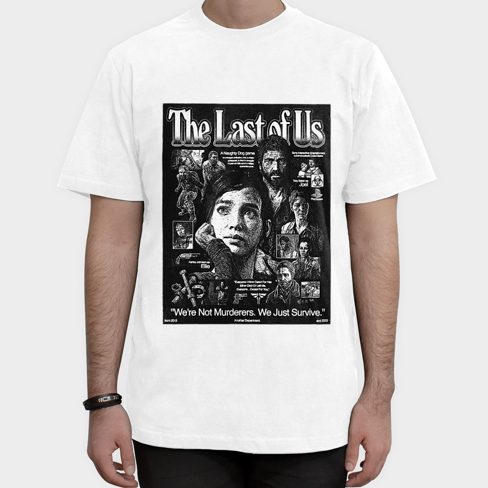 طرح لست او اس the last of usنمای روبرو ۱ - رنگ سفید
