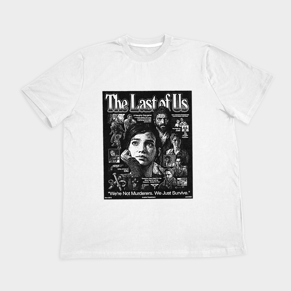 طرح لست او اس the last of usنمای روبرو ۲ - رنگ سفید1