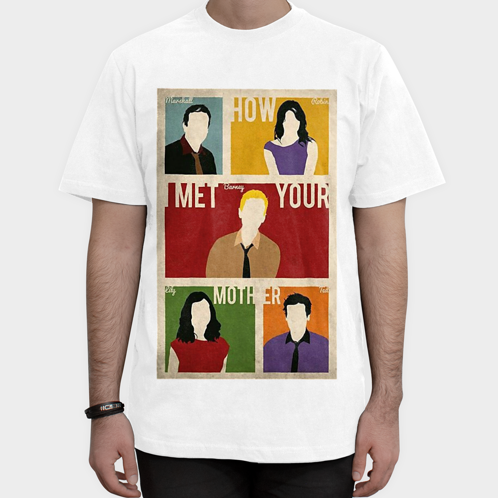 تیشرت طرح آشنایی با مادر How i met your motherنمای روبرو ۱ - رنگ سفید