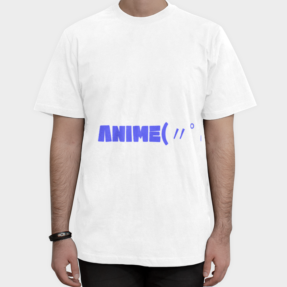 Anime t-shirtنمای روبرو ۱ - رنگ سفید