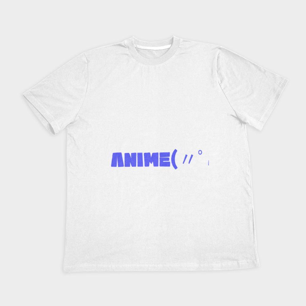 Anime t-shirtنمای روبرو ۲ - رنگ سفید1