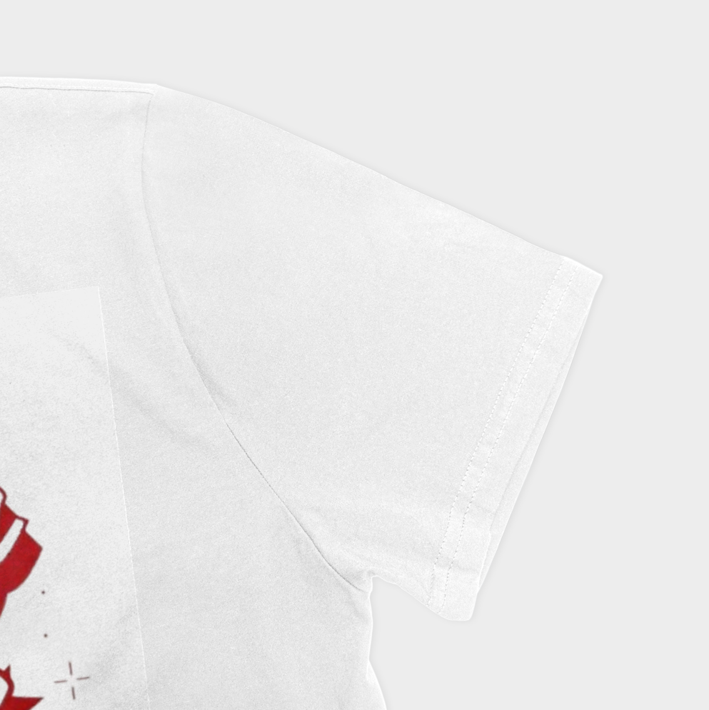 Cherry bombنمای نزدیک آستین چپ - رنگ سفید3