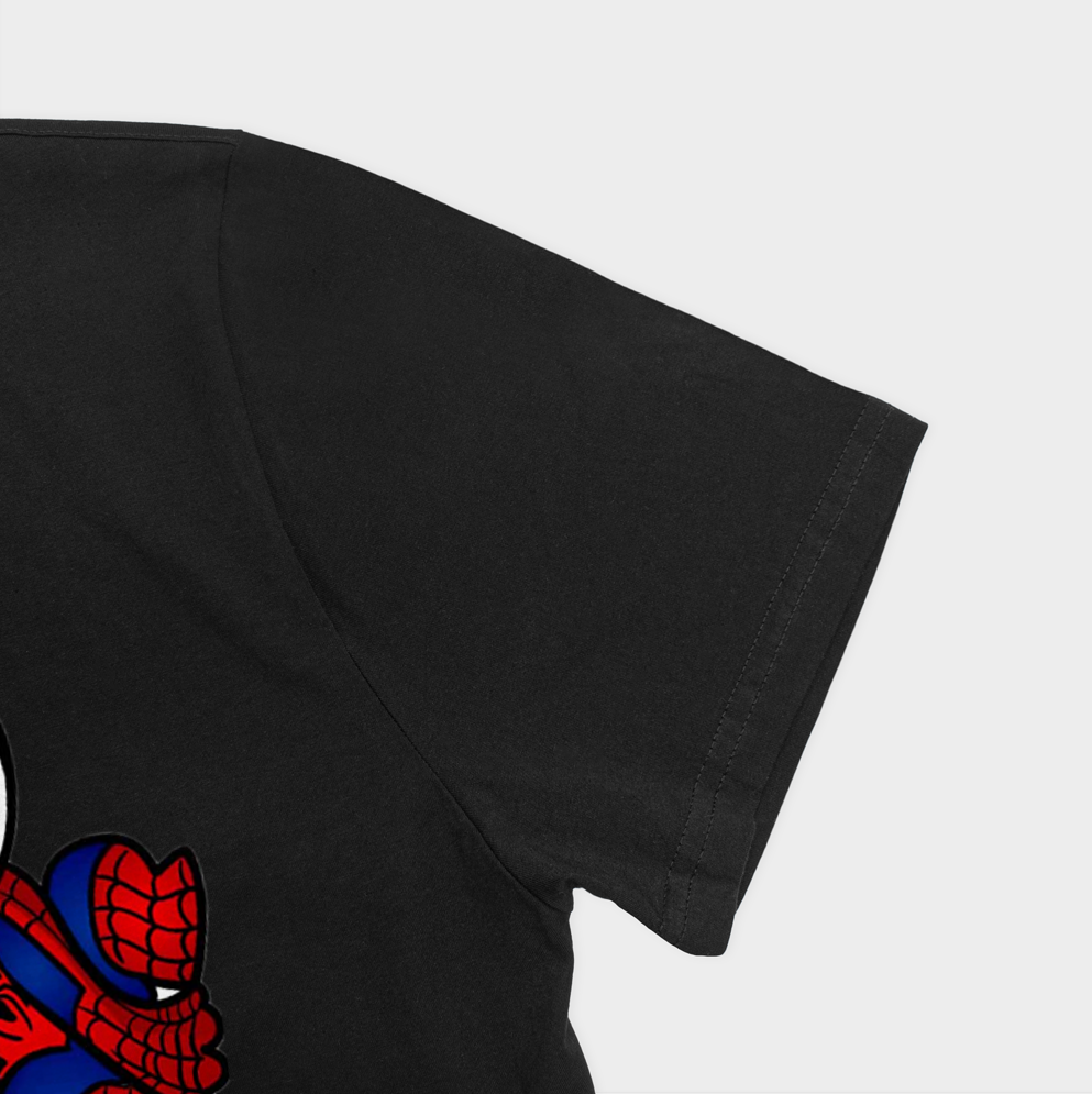Spiderman wbuنمای نزدیک آستین چپ - رنگ مشکی3