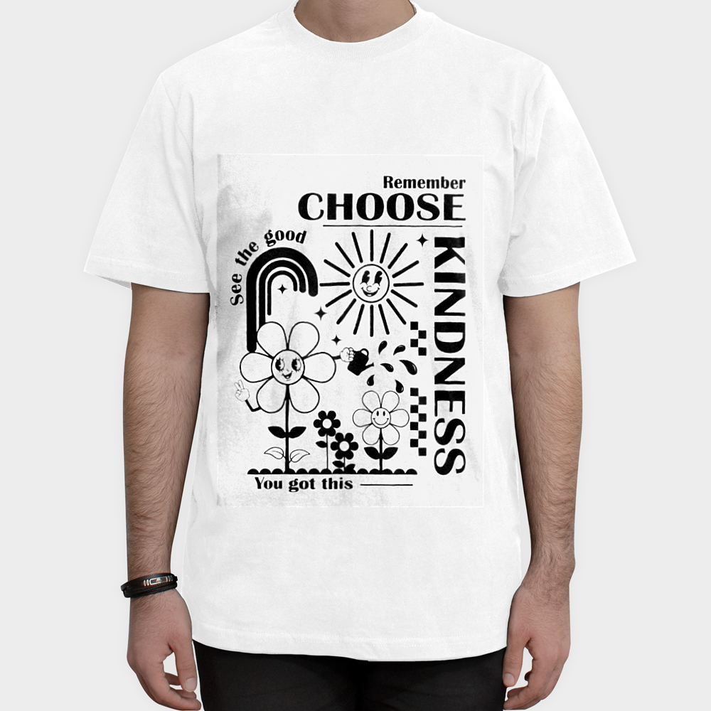 Choose kindnessنمای روبرو ۱ - رنگ سفید