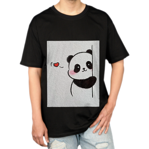 Panda vibesنمای روبرو ۱ - رنگ مشکی1