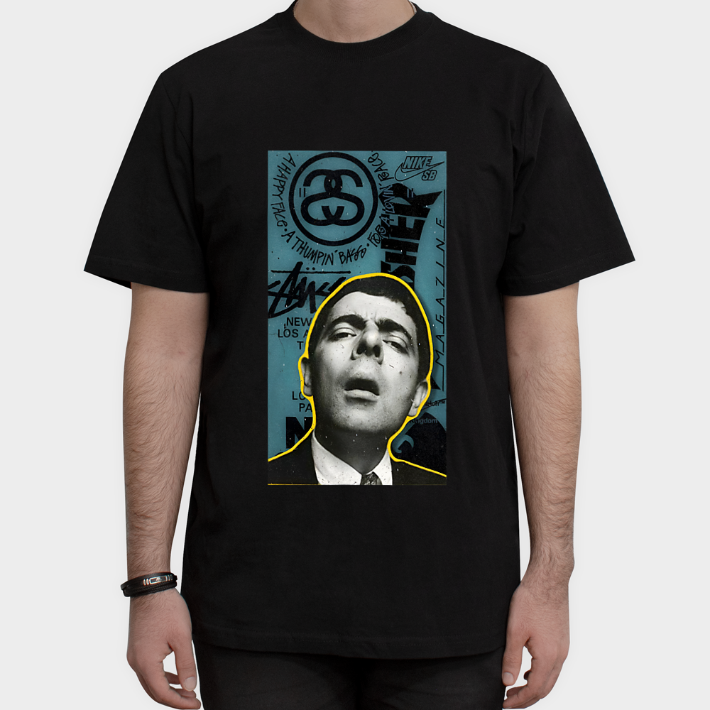 ASAD TSHIRT555نمای روبرو ۱ - رنگ مشکی