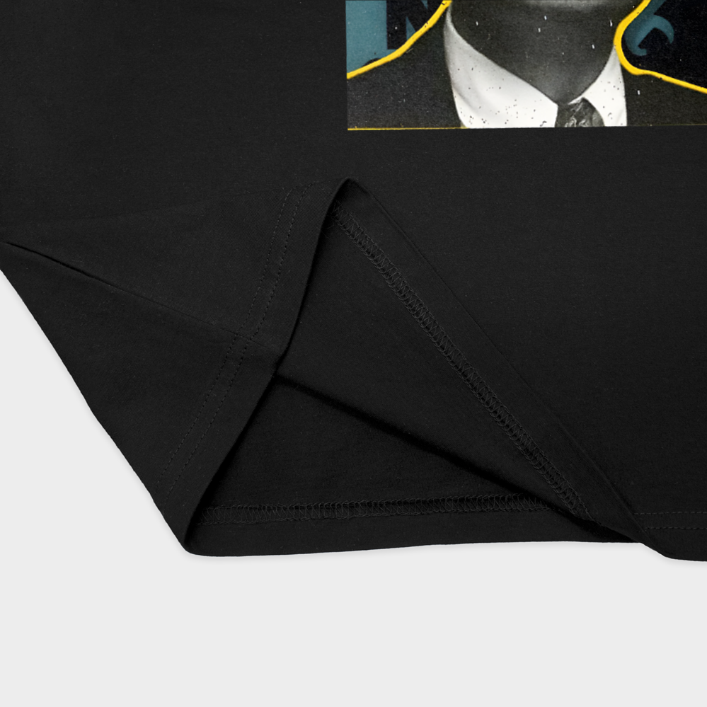 ASAD TSHIRT555نمای نزدیک پایین لباس - رنگ مشکی2